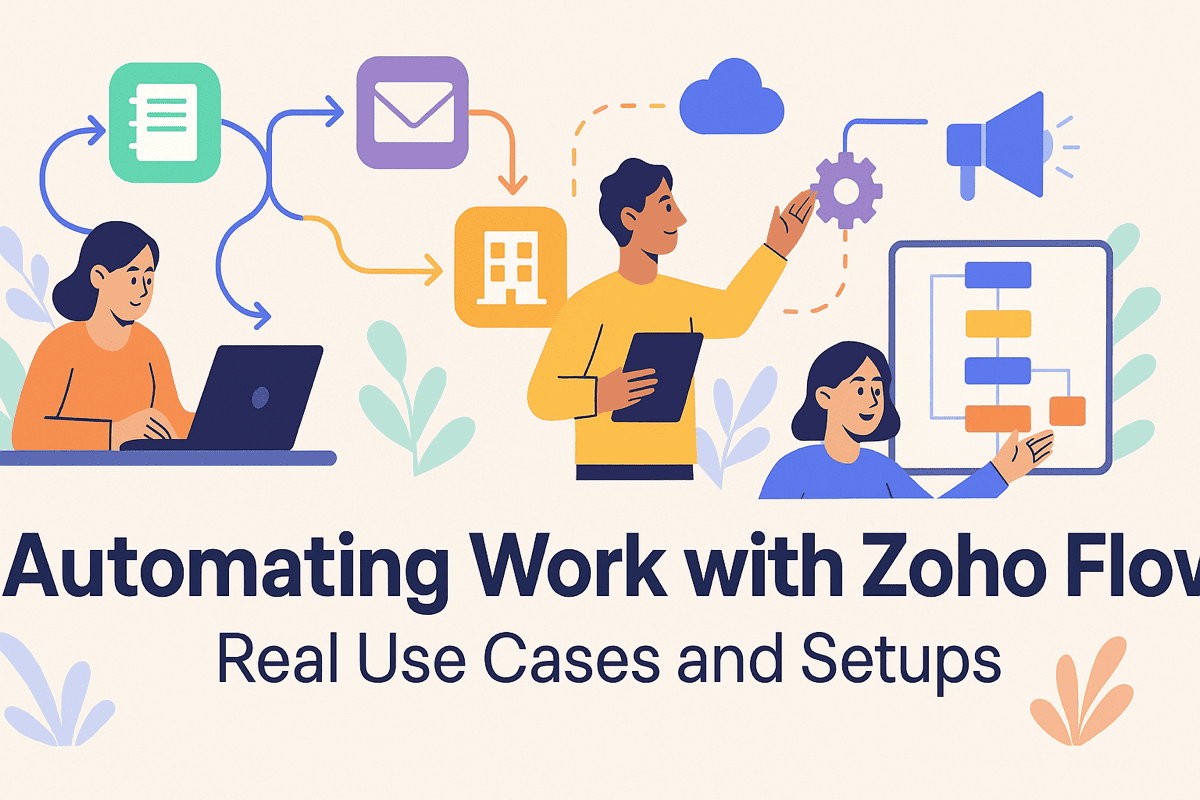 AUTOMATING WORK WITH ZOHO FLOW: REAL USE CASES AND SETUPS